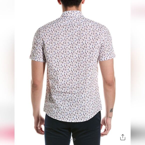 SLATE & STONE Printed Poplin Shirt - Picture 2 of 5